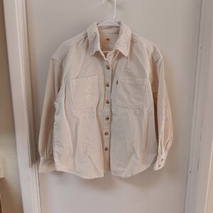 Levi's Cream Corduroy Jacket (G)